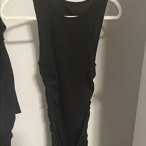 Ardene Black Ruched Dress